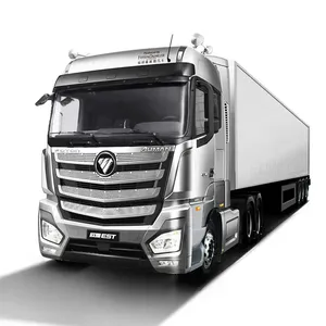 Foton Est Auman Zware Vrachtwagen 6X4 Logistiek Transport Tractor Laadbak Met Diesel Cummins Motor