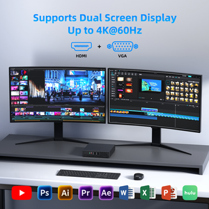 Intel Siêu 5 125H <span class=keywords><strong>7</strong></span> 165H AI Mini PC Barebone Máy Tính Mini DDR5 * 2 Máy Tính Để Bàn Nhỏ Nhà Máy Chủ Văn Phòng Kinh Doanh Mini PC Cho Chơi Game - Product Image 4