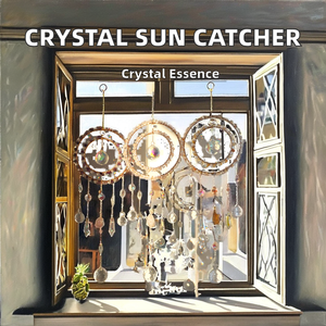 Venta al por mayor de atrapasol de cristal natural obsidiana de cuarzo transparente atrapasol colgante Feng Shui para curar la decoración del hogar carillón de viento de piedra - Product Image 2