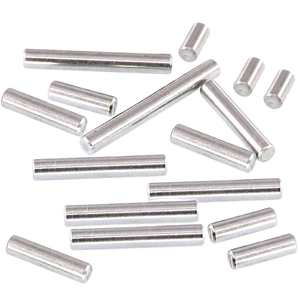 Goupille cylindrique creuse filetée droite moletée en aluminium ou en acier inoxydable, sur mesure, diamètres 2mm et 7mm - Product Image 1