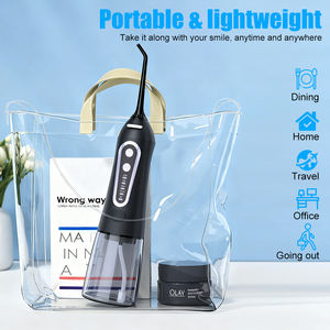Detergente professionale per denti filo interdentale 300ml IPX7 impermeabile USB ricaricabile portatile a getto dentale irrigatore dentale per acqua - Product Image 6