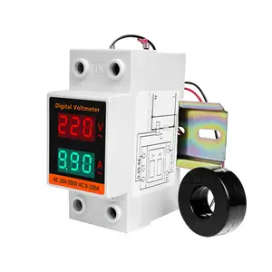 New Model DQ703AR AC 20-500V AC 0-100V LED Display Voltage Meter Voltmeter Gauge