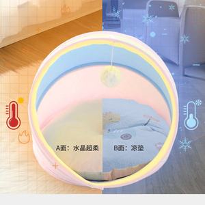 Casa y <span class=keywords><strong>Cueva</strong></span> Plegable para Gatos de Interior con Colchoneta Desmontable, Cama Acogedora Tipo Tienda de Campaña - Product Image 4