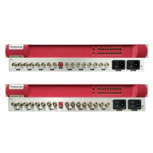 Équipement de <span class=keywords><strong>studio</strong></span> de diffusion Convertisseur de média fibre optique 8 canaux DVB ASI HD SDI vers fibre optique Transmission longue distance 100 km - Product Image 1
