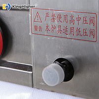 KingHigher Commercial Gas-Powered Professional Kitchen Catering Grill Salamandre Infrarouge réglable Machines de cuisine pour poulets de chair