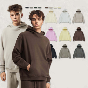 Camisetas Oversize de Algodón de 500 g/m² con Bordado 3D, Estampado, Impermeables, Ecológicas, con Efecto Desgastado, Cuello Cruzado, Personalizadas para Invierno - Product Image 1