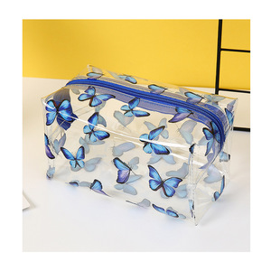 Women Fashion Candy Style Plastic Zip Clear Customizable Cosmetic <b>Bag</b> <b>Transparent</b> PVC Travel for <b>Makeup</b> <b>Bag</b> with Zipper - Product Image 1