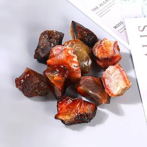 Piedra de Ágata Roja Natural al por Mayor, Cristal Irregular para Decoración del Hogar, Regalo Único para Colección - Product Image 4