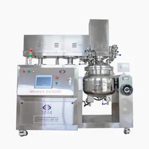 10l 20l 50l 100 Liters Cosmetic Automatic Hydraulic Lifting Vacuum Emulsifier Emulsification Homogenizing Mixer Machine