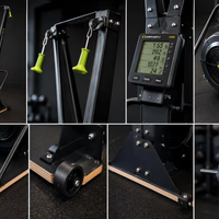 Máquina de Resistencia al Aire para Entrenamiento de Cuerpo Completo, Simulador de Esquí Interior - Air SkiErg Comercial