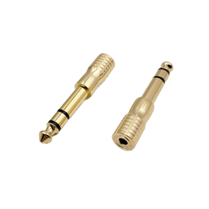 <span class=keywords><strong>Adaptador</strong></span> de Conector para Auriculares Estéreo de <span class=keywords><strong>6.3</strong></span> mm Macho <span class=keywords><strong>a</strong></span> <span class=keywords><strong>3.5</strong></span> mm Hembra, Chapado en Oro - Product Image 2