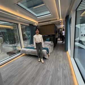 Примат, 2 стальные дуплексные Бетонные сборные фургоны для аренды, водонепроницаемые для склада, ванной, внешней гостиной, офиса, столовой, использования - Product Image 4