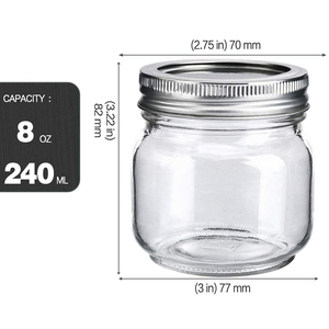 <span class=keywords><strong>Bocaux</strong></span> et récipients en verre potes <span class=keywords><strong>de</strong></span> vidro com tampa barattolo vetro conserver <span class=keywords><strong>bocaux</strong></span> Mason personnalisés avec couvercle - Product Image 4
