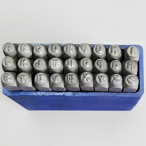 Juego de punzones de acero inoxidable de alta calidad SUNTOOLS/STIPL Modelo 569O(I-VI) con letras de pingüino, parte superior, 27 (2.0MM) para moldear - Product Image 3