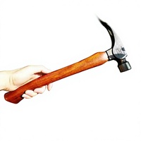 Marteau de charpentier en titane léger de 14 oz, personnalisé en usine, avec manche courbé en hickory, qualité industrielle