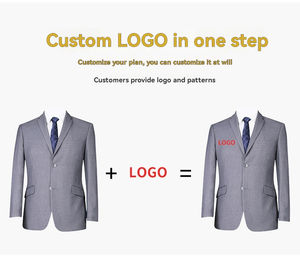 Trajes de Negocios para Hombre Hechos a Medida Tallas Grandes Transpirables de Corte Entallado con Diseño Especial de Aspecto Moderno - Product Image 6