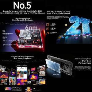 Teléfono Blackview ROCK 3 Versión Global 2026 con Cámara Termográfica, 8GB+256GB, Pantalla de 6.78 Pulgadas, Android 16, 4G, NFC - Product Image 6