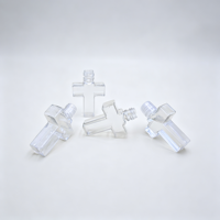 Bouteille d'eau bénite de 10 ml avec bouchon à vis en plastique PETG, cadeau et artisanat