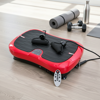 Crazy Fit Nouvelle Version Plaque Vibrante Machine en Acier ABS TPR pour Fitness Massage Musculation Sports Loisirs