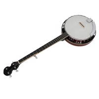 5 String Banjo Professional Stringed Musical Instrument with Wrench for Adult Beginner