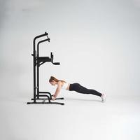 Tour de musculation multifonction avec station DIP et barre de traction pour entraînement de force à domicile