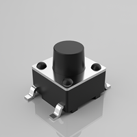 Interrupteur Tactile de Haute Qualité 6x6mm, Bouton Poussoir 3P SMD 6x6x5H 6x6x6H 6x6x8H, Interrupteurs Tactiles pour Jouets