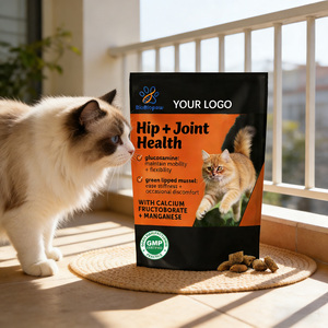 Friandises à mâcher pour la santé des hanches et des articulations des chats, glucosamine avancée pour chats, chondroïtine et huile de saumon oméga-3, favorise la mobilité, soulage les douleurs articulaires - Product Image 6