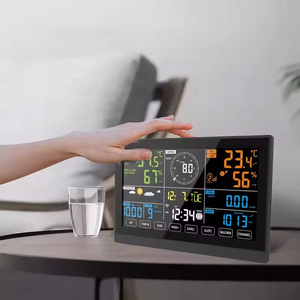 Professional 7-in-1 Wireless Weather Station Digital Table <strong>Clock</strong> with Thermo-Hygrometer ABS Material OEM &amp; ODM Supported - Product Image 4