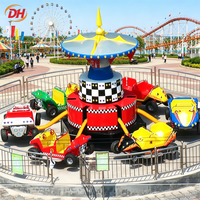 Manège à rebondissances rotatif 24 places, grand équipement d'amusement extérieur pour parc à thème