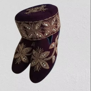 Chapeau Fila Asinde artisanal, chapeau traditionnel Yoruba pour hommes, vente en gros - Product Image 1