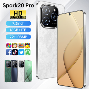 Smartphone Spark 20 5G Android 14, processeur Déca-<span class=keywords><strong>Core</strong></span>, écran 120 Hz, appareil photo 108 MP, batterie 6800 mAh, double SIM, charge sans fil - Product Image 1