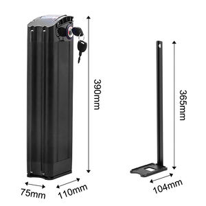 Paquete de Baterías de Iones de Litio Silverfish de 48V 13AH 14Ah 15Ah 16Ah 17.5Ah 20Ah para <span class=keywords><strong>Bicicleta</strong></span> <span class=keywords><strong>Eléctrica</strong></span> Plegable <span class=keywords><strong>Ecotric</strong></span> Cheetah Fat Tire - Product Image 2