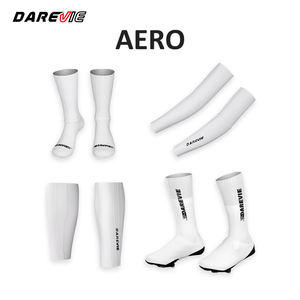 Darevie Custom <span class=keywords><strong>scarpe</strong></span> da <span class=keywords><strong>ciclismo</strong></span> bianche nere in Neoprene da strada Stretch aero <span class=keywords><strong>ciclismo</strong></span> copriscarpe Unisex - Product Image 2