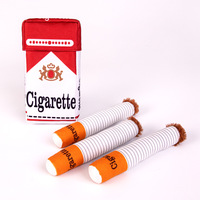 Jouet en peluche pour animaux de compagnie en forme de paquet de cigarettes amusant en gros - Conception sonore interactive, tissu doux résistant aux morsures, jouet à mâcher pour chien