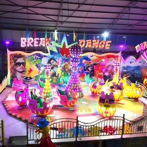 Manèges Crazy Dance montés sur remorque, équipement de parc d'attractions extérieur flexible pour carnavals et spectacles nomades - Product Image 1