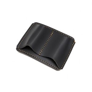Vente en gros de porte-stylo élégant en métal et cuir PU, accessoire pour carnet, cadeau idéal pour les écrivains, porte-stylo pour le bureau et l'école - Product Image 1