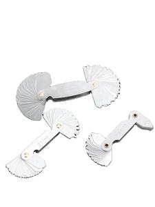 Jauges <span class=keywords><strong>de</strong></span> rayon Jauge <span class=keywords><strong>de</strong></span> filet <span class=keywords><strong>de</strong></span> rayon en acier inoxydable Jauge <span class=keywords><strong>de</strong></span> rayon Concave Concave Outil <span class=keywords><strong>de</strong></span> mesure convexe - Product Image 2
