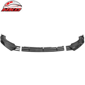 Pour Infiniti G37 2010-2013, lèvre de pare-chocs avant style IKON, impression fibre de carbone, 3 pièces, kit carrosserie PP de haute qualité - Product Image 5