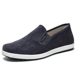 Chaussures tendance en toile printemps-été à semelles multicouches, chaussures décontractées pour hommes, chaussures plates en cuir pour le travail et la conduite - Product Image 6