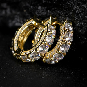 Orecchini a polsino vintage geometrici rotondi da donna, semplici ed eleganti, per uso quotidiano, accessori per outfit casual e regalo - Product Image 2