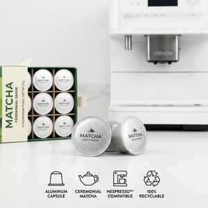 มัทฉะแบบแคปซูล K-Cup ขายส่ง แพ็ค 100 ชิ้น |   รับผลิตสินค้าภายใต้แบรนด์ของลูกค้าสำหรับร้านอาหาร, แคปซูลชาเขียวเกรดพิธีกรรม - Product Image 4