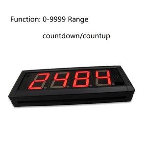 عداد العد التنازلي/لأعلى بشاشة ليد رقمية عالية الأحرف محمولة على الحائط جهاز تحكم عن بعد مؤقت أيام العد الإلكتروني - Product Image 4