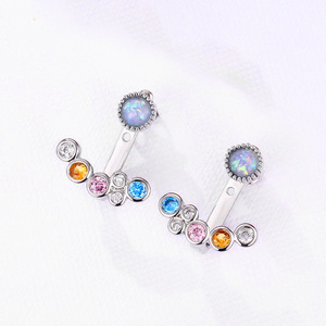 Orecchini a Bolle Colorati per Donne, Accessori per Orecchie Carini e alla Moda per Uso Quotidiano - Product Image 1