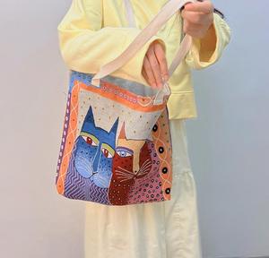 Bolso de Mano de Compras de Moda de Tailandia y Birmania, Estilo Étnico, Gran Capacidad, Tela Jacquard, Bolso de Playa - Product Image 4