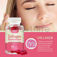 Gommes de collagène personnalisées pour les cheveux, la peau et les ongles avec biotine et vitamines 3g/60 gommes/flacon Gommes de collagène