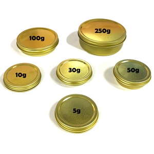 Boîte en fer blanc de luxe scellée sous vide pour caviar, emballage métallique de qualité alimentaire pour stockage, disponible en 5g, 10g, 30g, 50g, 100g, 250g - Product Image 2