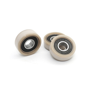 Rodamiento de Polea Plana 696RS de Suministro Directo de Fábrica, Acero+PEEK Resistente al Desgaste, 6*17*7mm, Polea Recubierta de Goma para Asientos de Auto, Mecanismos de Silla - Product Image 1