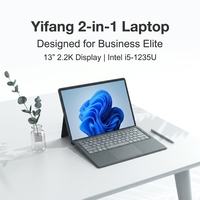 OEM/ODM Customized Service 13" Aluminum Material 2K Touchscreen Intel I5-1235U Processor WIFI6 One-year Warranty Business Laptop