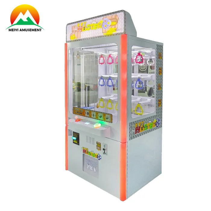 Wholesale coin operated games golden key master plush gift vending machines claw machine