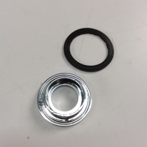 Pour Rolls-Royce Ghost-1-Anneau électrolytique de cylindre de serrure de <span class=keywords><strong>porte</strong></span>-51217267595 Fit-Remplacement chromé durable - Product Image 1
